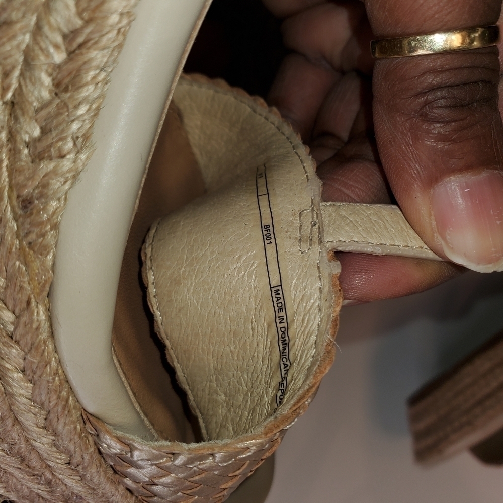 UGG wedge espadrille sandals - Picture 7 of 11